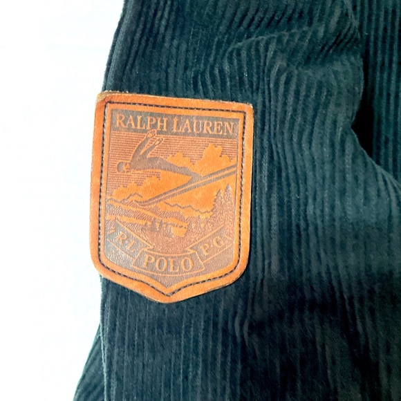Polo by Ralph Lauren Black Corduroy Overshirt - Picture 5 of 9